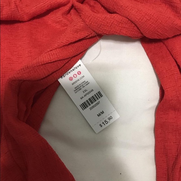 Red Off Shoulder - Picture 2 of 2